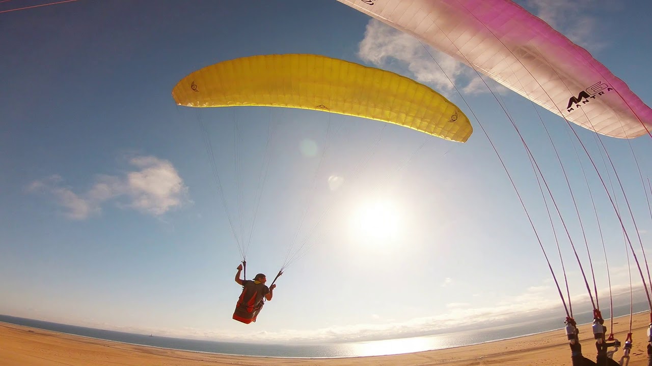 Paragliding Namibia / Parapente Namibie  2018 episode 1 Langstrand Dunes