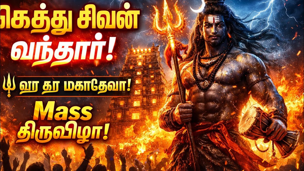 🔥 | Har Har Mahadev Mass Festival Song | ஓம் நமசிவாயா திருவிழா பாடல்🙏