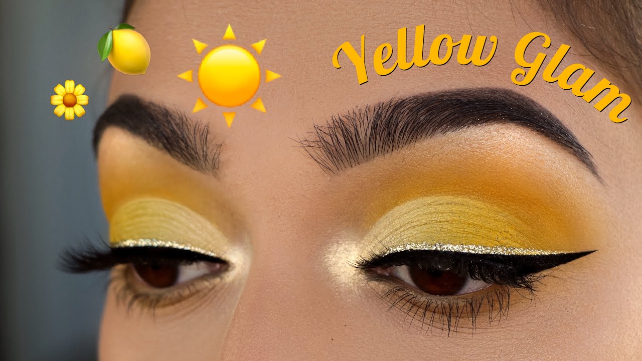 Spring Yellow Glam | Chelseasmakeup
