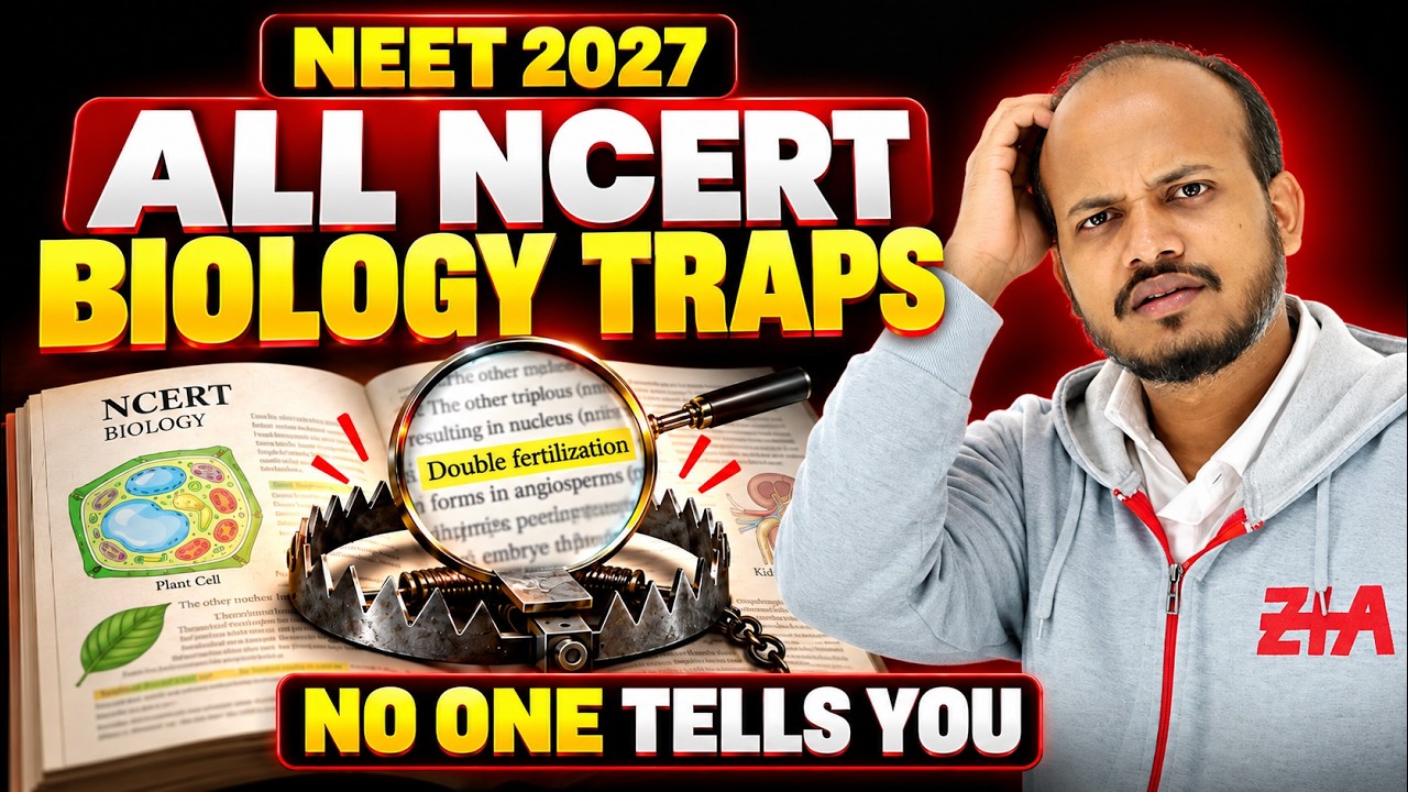 NEET Biology NCERT Traps 2027 | Questions You Know But Still Get Wrong