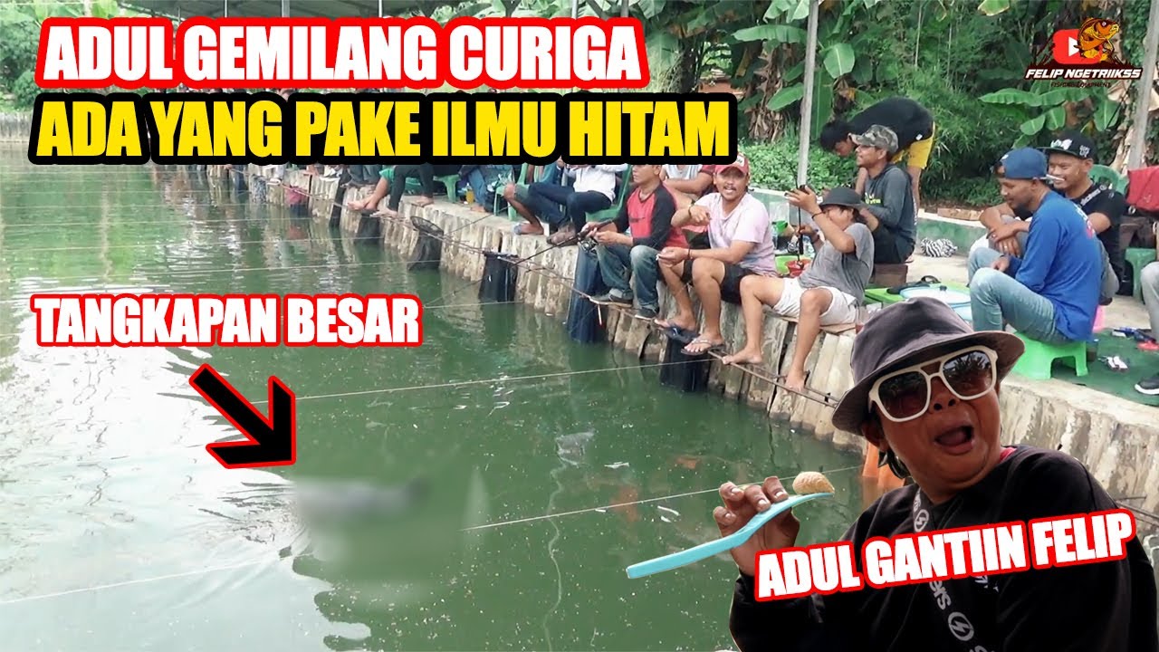 FELIP SAKIT, ADUL GEMILANG LANGSUNG GANTIIN‼️ GAK NYANGKA BISA DAPET TANGKEPAN SEPERTI INI‼️