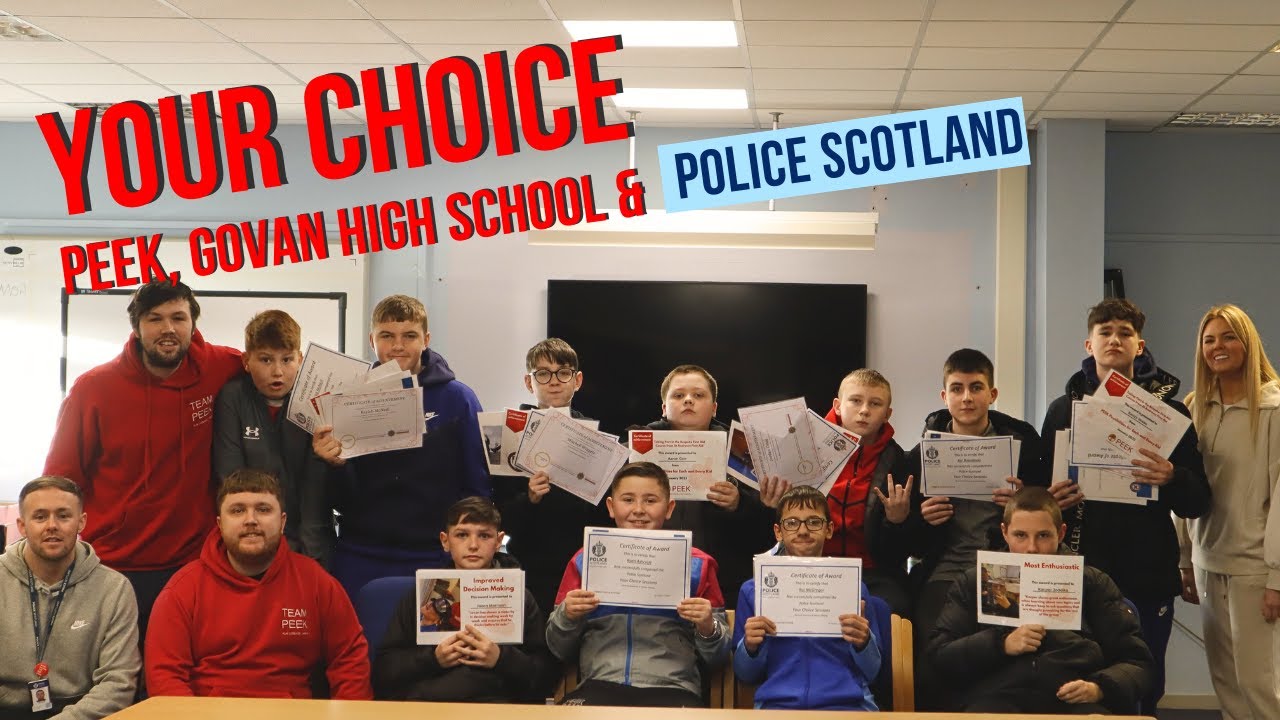 Your Choice Project in partnership with Govan High and Police Scotland 2023