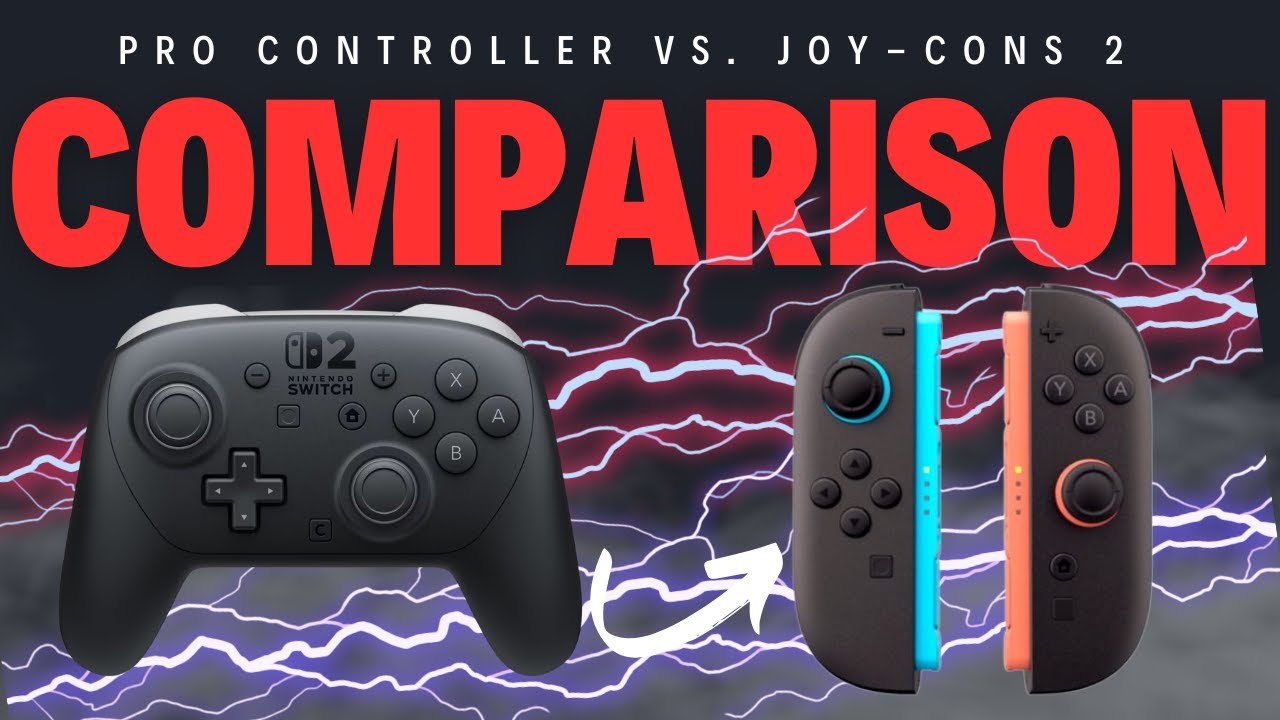 Nintendo Switch 2 Pro Controller VS Joy-Cons 2 - Comparison!
