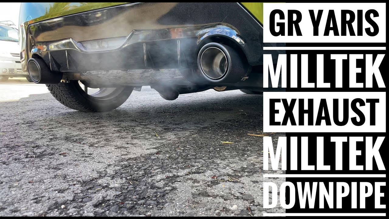 Toyota GR Yaris - Milltek Exhaust and Milltek / HJS Downpipe