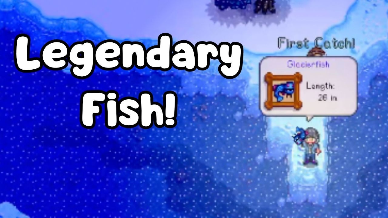 I caught the Glacierfish! | Stardew Valley - No Commentary - ASMR - Cozy - Full Play Through