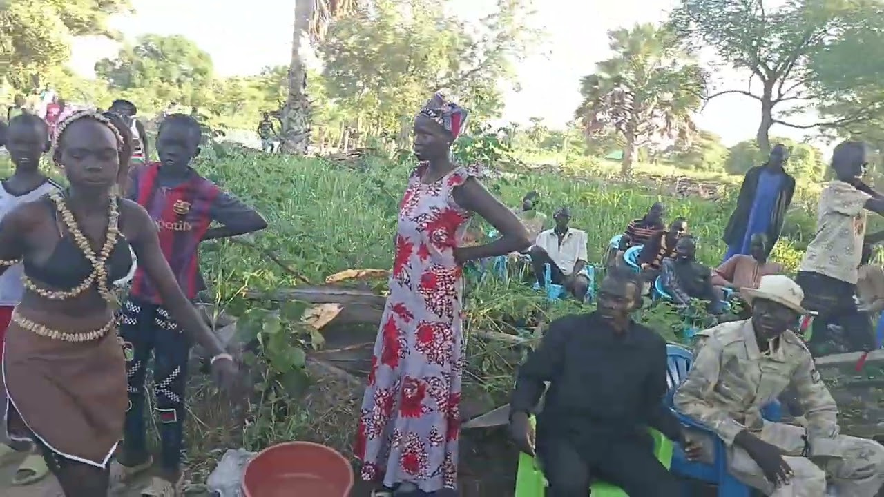 Rumbek Girls (2nd Group) at Majak Village in Maleng-Agok Payam during ODF Celebration, Lakes State