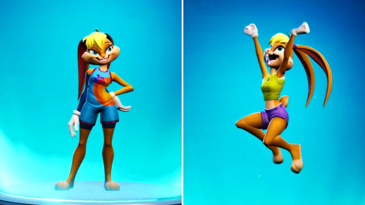 MultiVersus - All Lola Bunny and Aquaman Skins/Taunts/Emotes (4K HD)