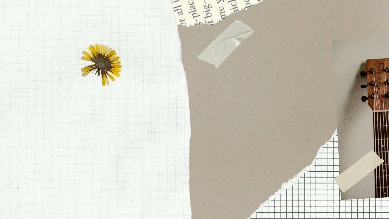 free aesthetic video background and journals template┃no text