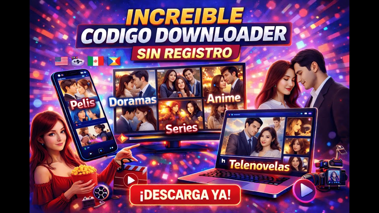 INCREIBLE CODIGO DOWNLOADER | SIN REGISTRO | PELIS-S3R13S-DOR4M4S-T3L3NOVELAS-AN1M3