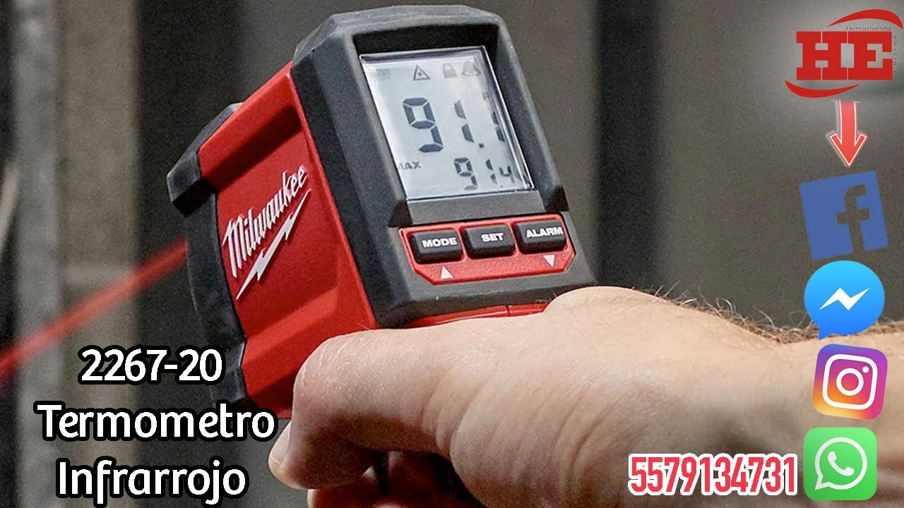 Termometro infrarrojo milwaukee 2267 20
