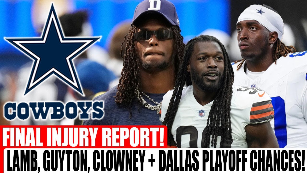 BREAKING: Massive Injury Updates on CeeDee Lamb, Tyler Guyton & Jadeveon Clowney as Cowboys’ Playoff
