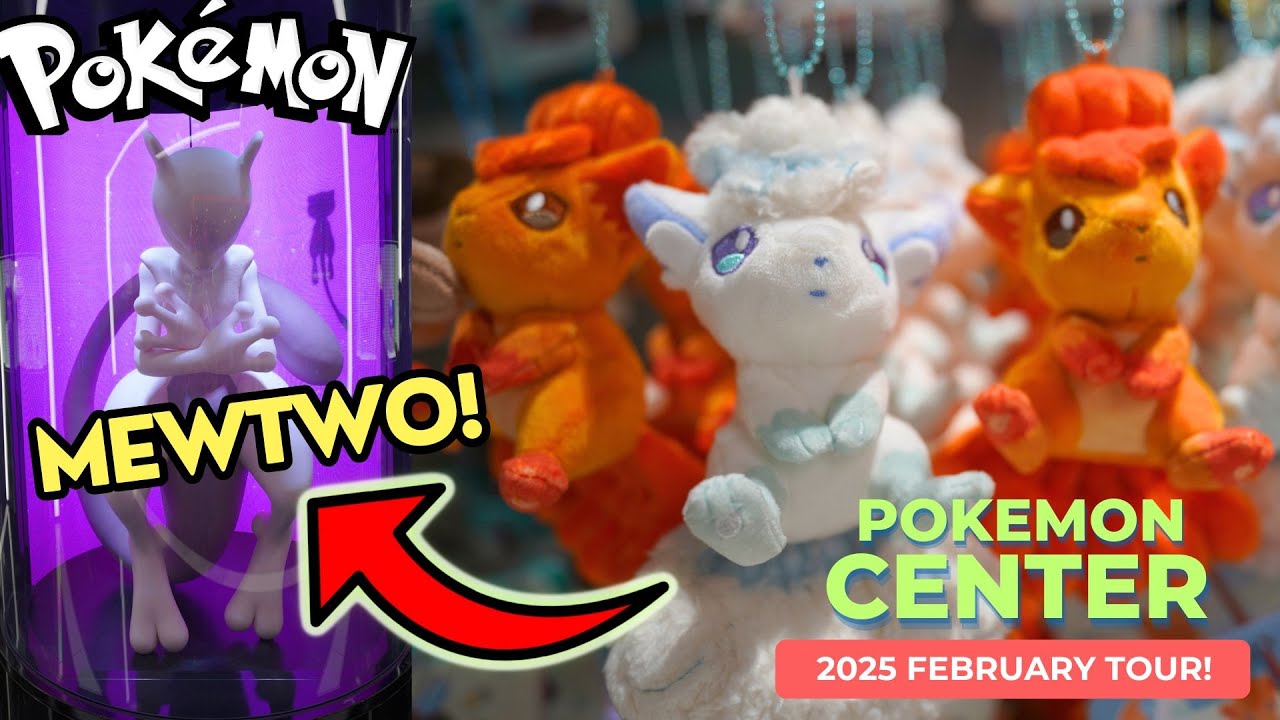 Посетите Pokémon Center в районе Сибуя, Токио, чтобы приобрести новые товары 2025 года!