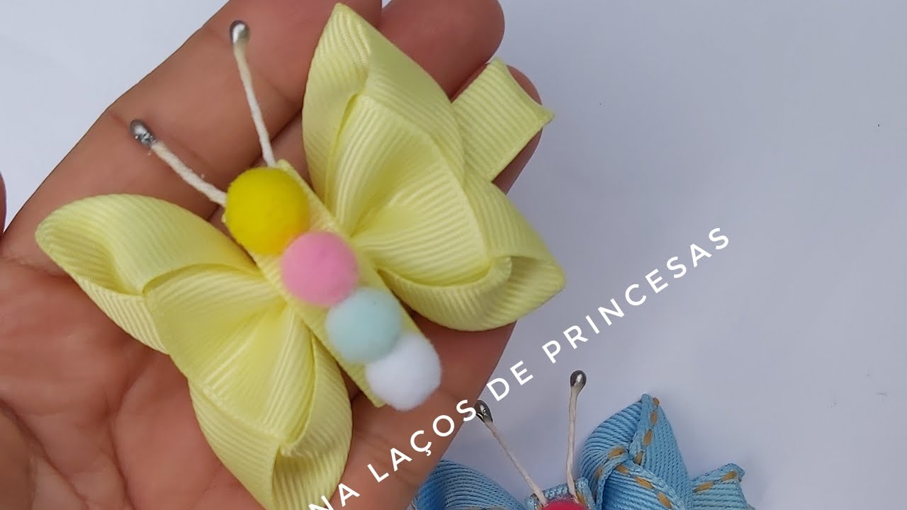 Laço mini borboleta ciani ♡