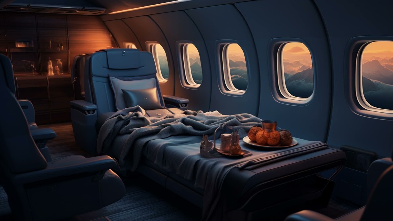✈️🌃10 Hours of Airplane Sounds for Sleep, Study & Relaxation - Jet Engine White/Brown/Pink Noise ASM