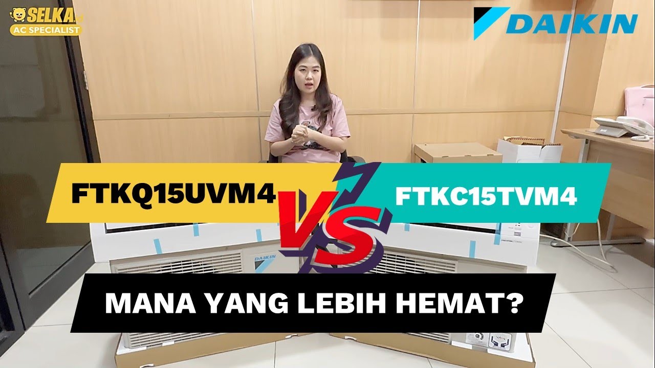 BAGUSAN MANA? AC SPLIT INVERTER DAIKIN FTKQ15UVM4 DAN FTKC15TVM4 1/2 PK  - CICI BANDINGKAN #22