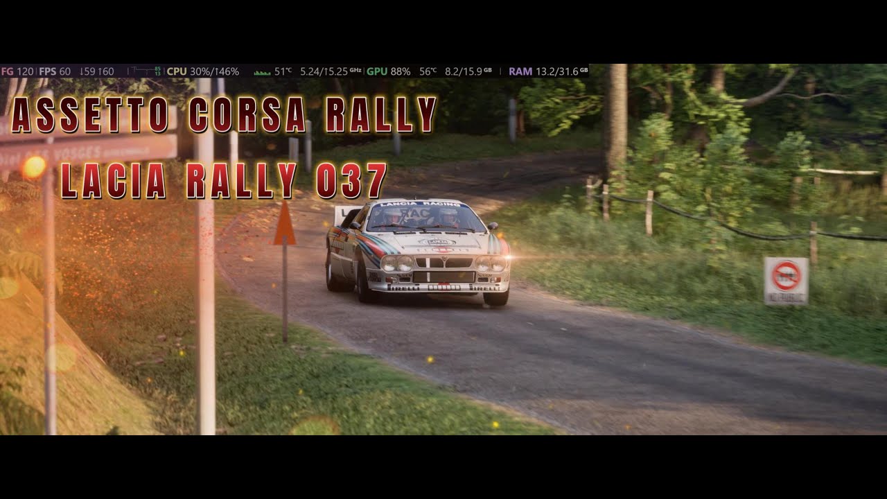 Assetto Corsa Rally Game play v0.2 / Lancia Rally 037