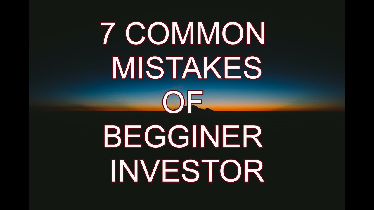 7 COMMON MISTAKES IN INVESTING #investment #stockmarket #moneypsychology
