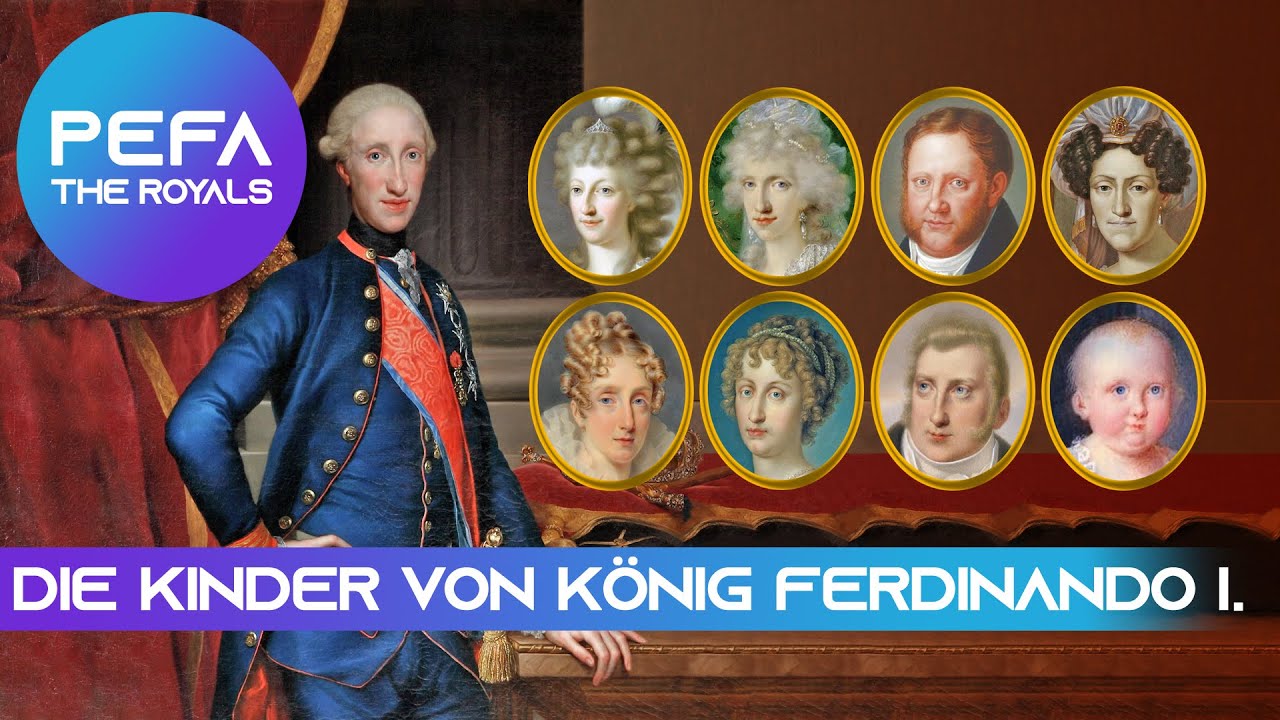 Die Kinder von König Ferdinando I. (Texte mit Bildern)
