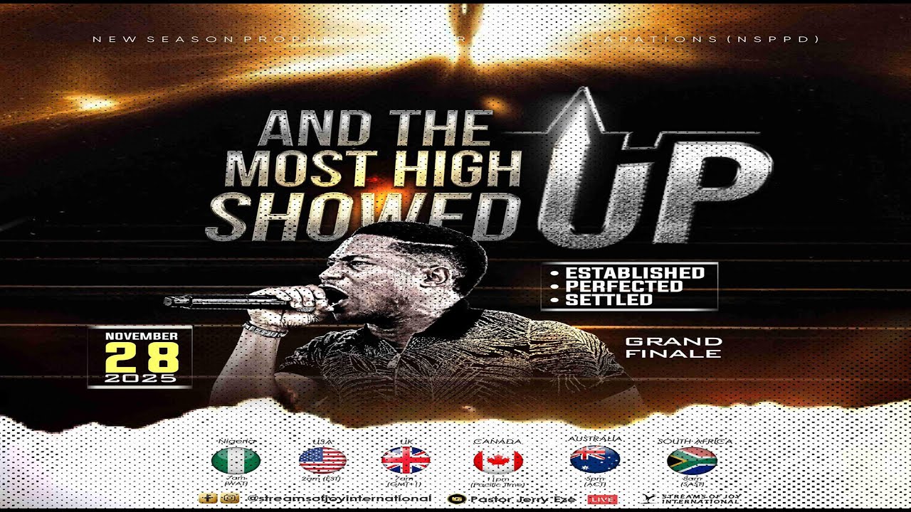 AND THE MOST HIGH SHOWED UP - ESTABLISHED; PERFECTED; SETTLED [DAY 5] || NSPPD || 28TH NOVEMBER 2025