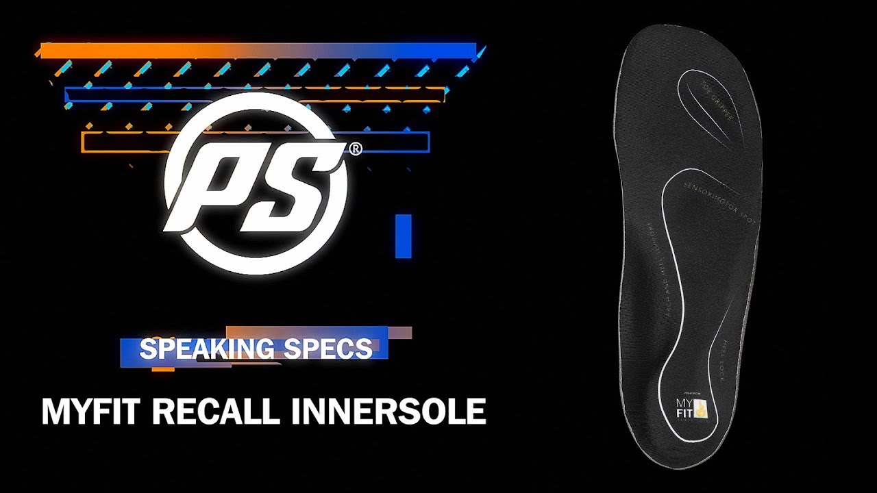 MYFIT Recall sole - Speaking Specs