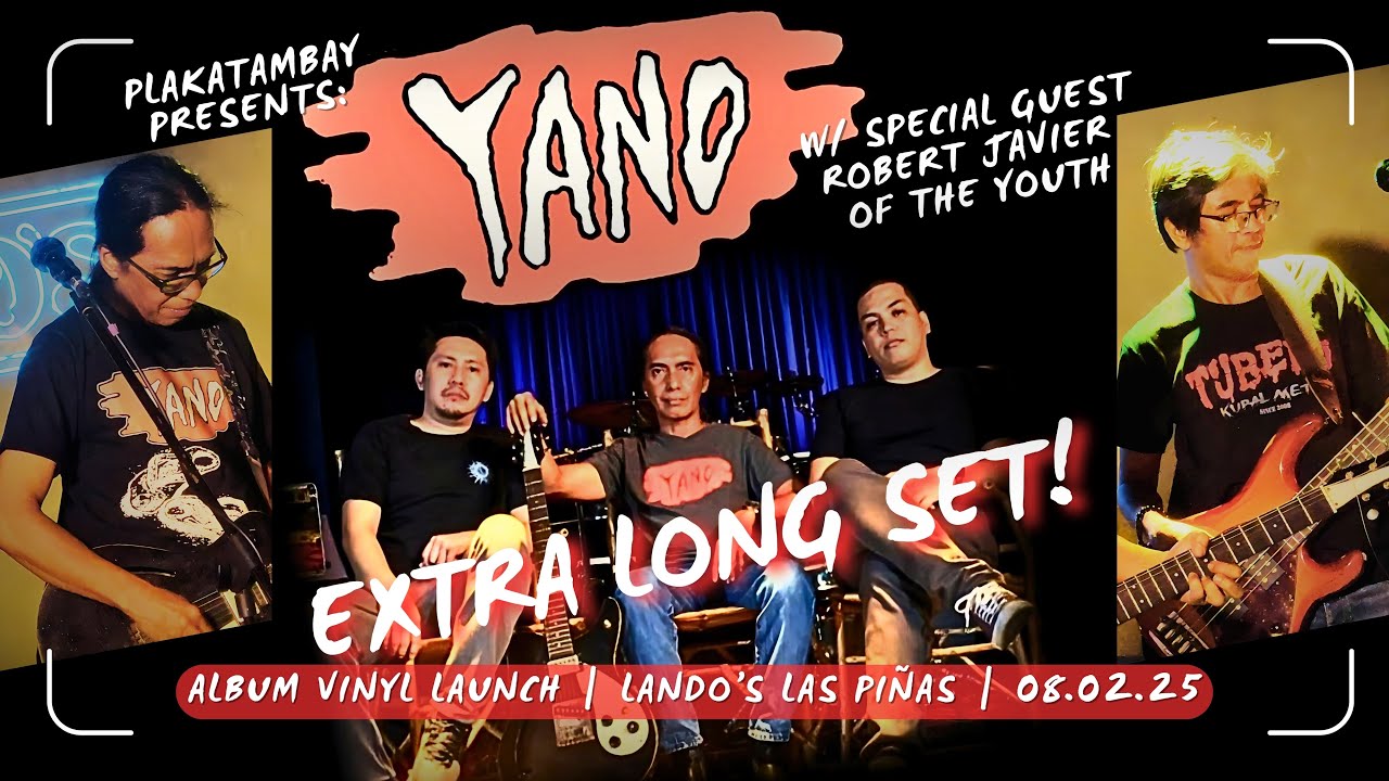 YANO (FULL SET) w/ Robert Javier of The Youth | Yano Vinyl Album Launch | Lando's Las Piñas 08.02.25