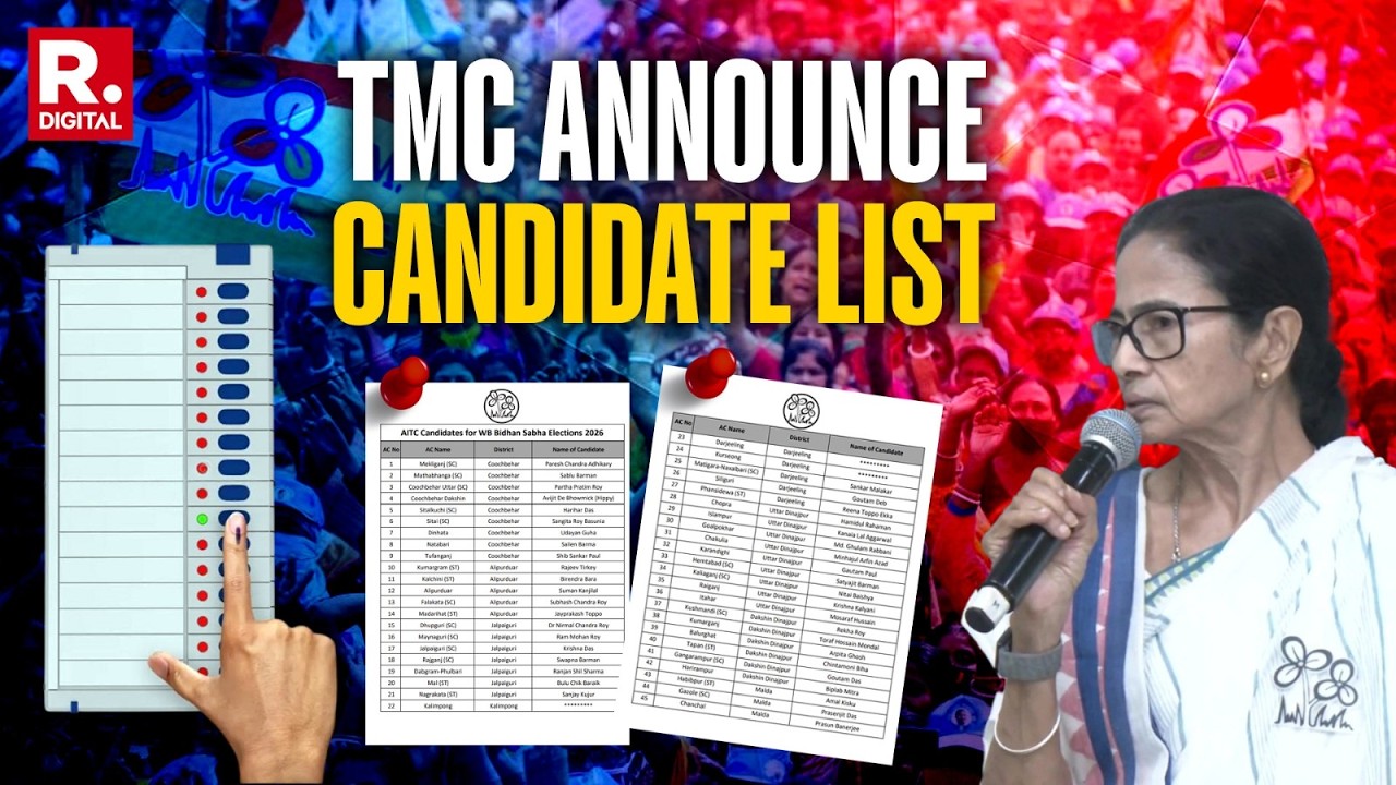 BREAKING: Mamata Banerjee To Contest From Bhabanipur Against Suvendu Adhikari | TMC List Out