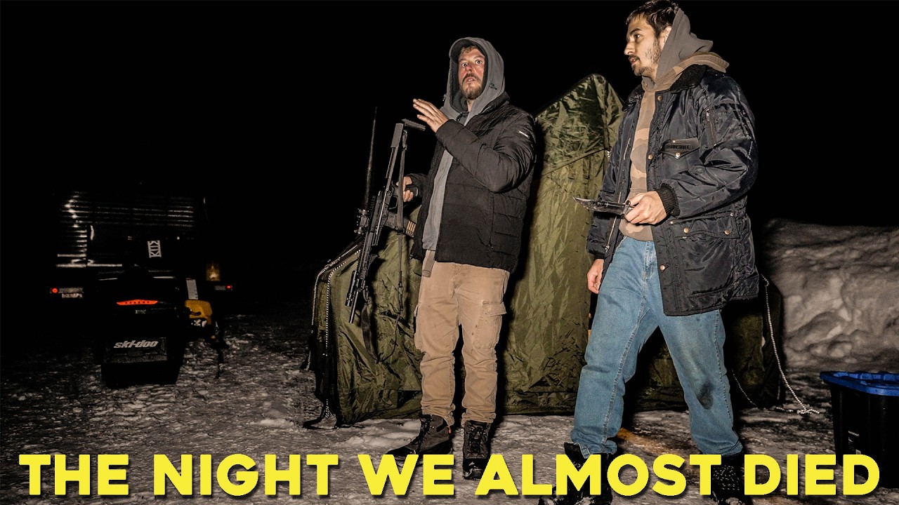 The Night WE NEARLY DIED while Winter Camping in the HAUNTED WOODS | IT WAS AFTER US!