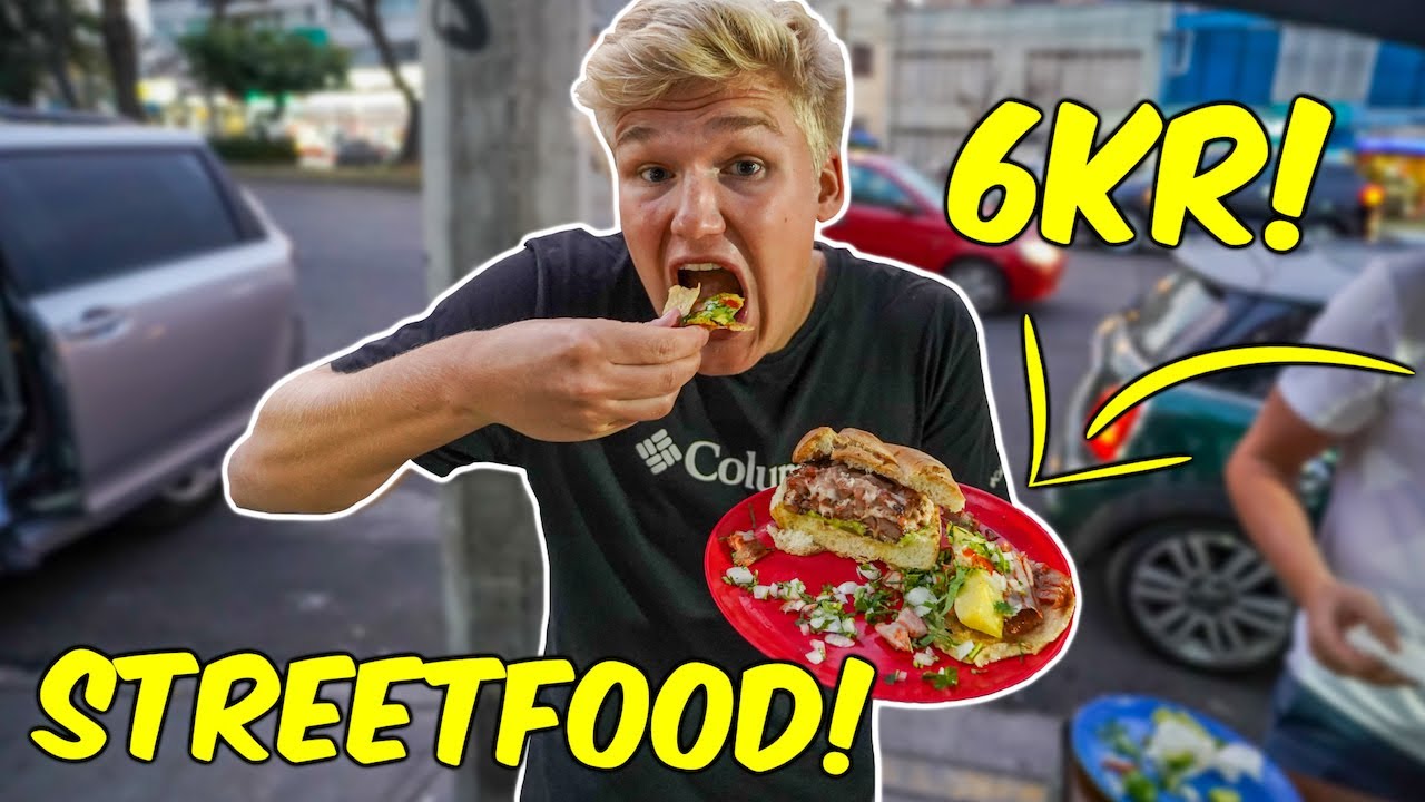 Spiser STREETFOOD i MEXICO CITY!