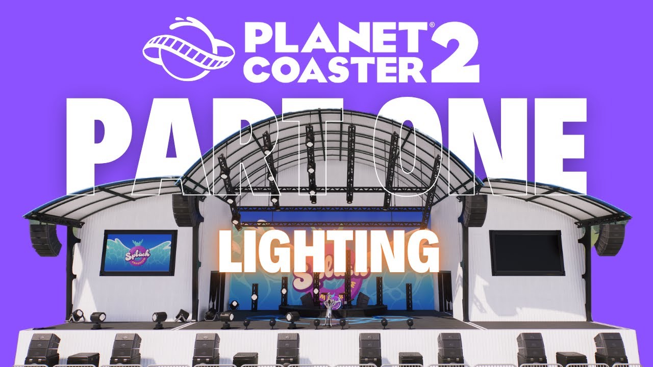 Concert Stage Planet Coaster 2 | PART 1 | Lights and Sound