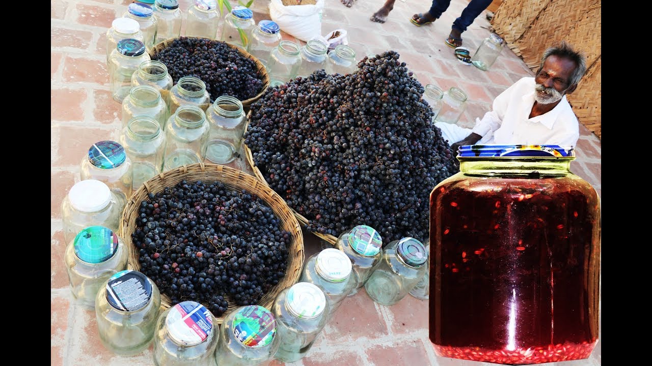 100 KG Grape wine making my Daddy ARUMUGAM / Village food factory