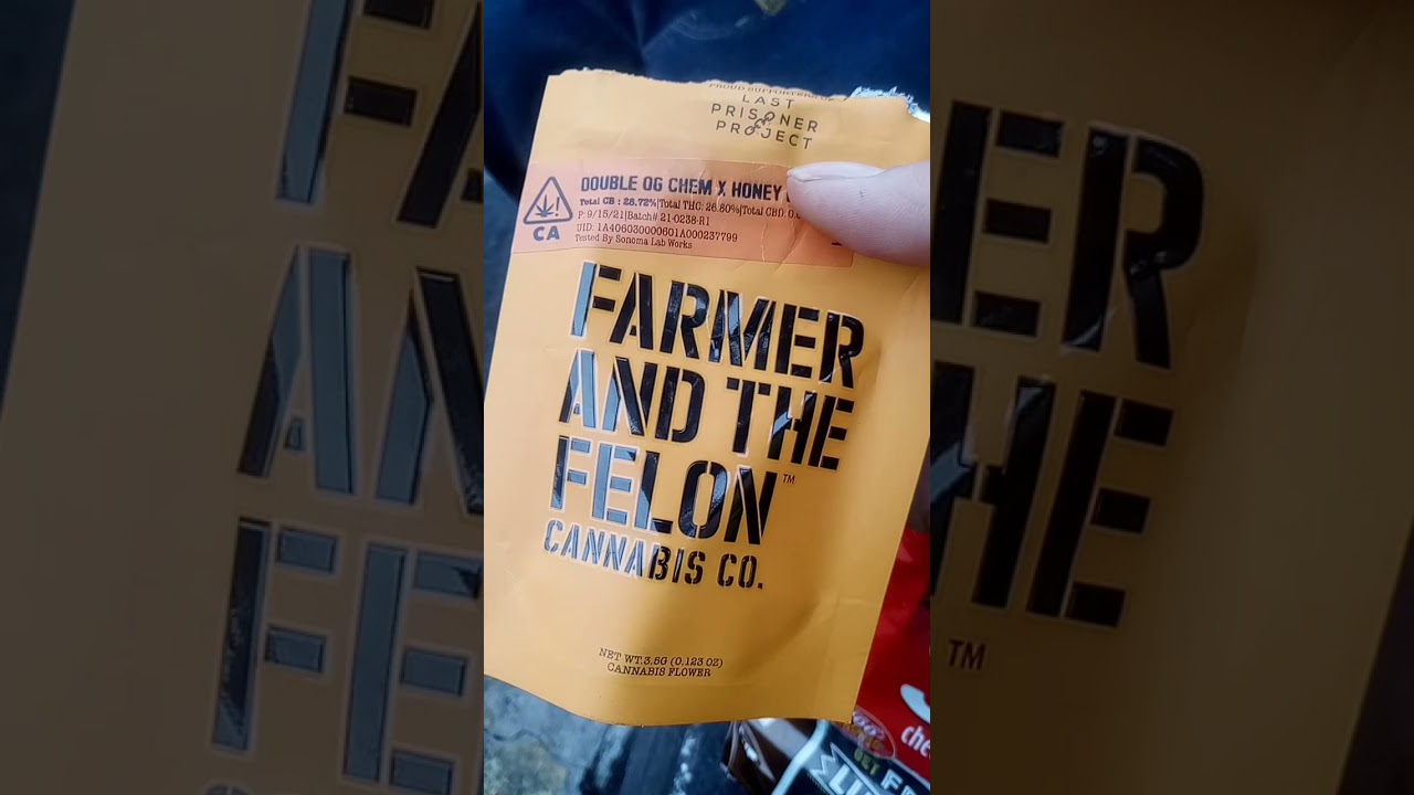 FARMER AND THE FELON CANNABIS CO. DOUBLE OG CHEM X HONEY BUNS REVIEW 1.1