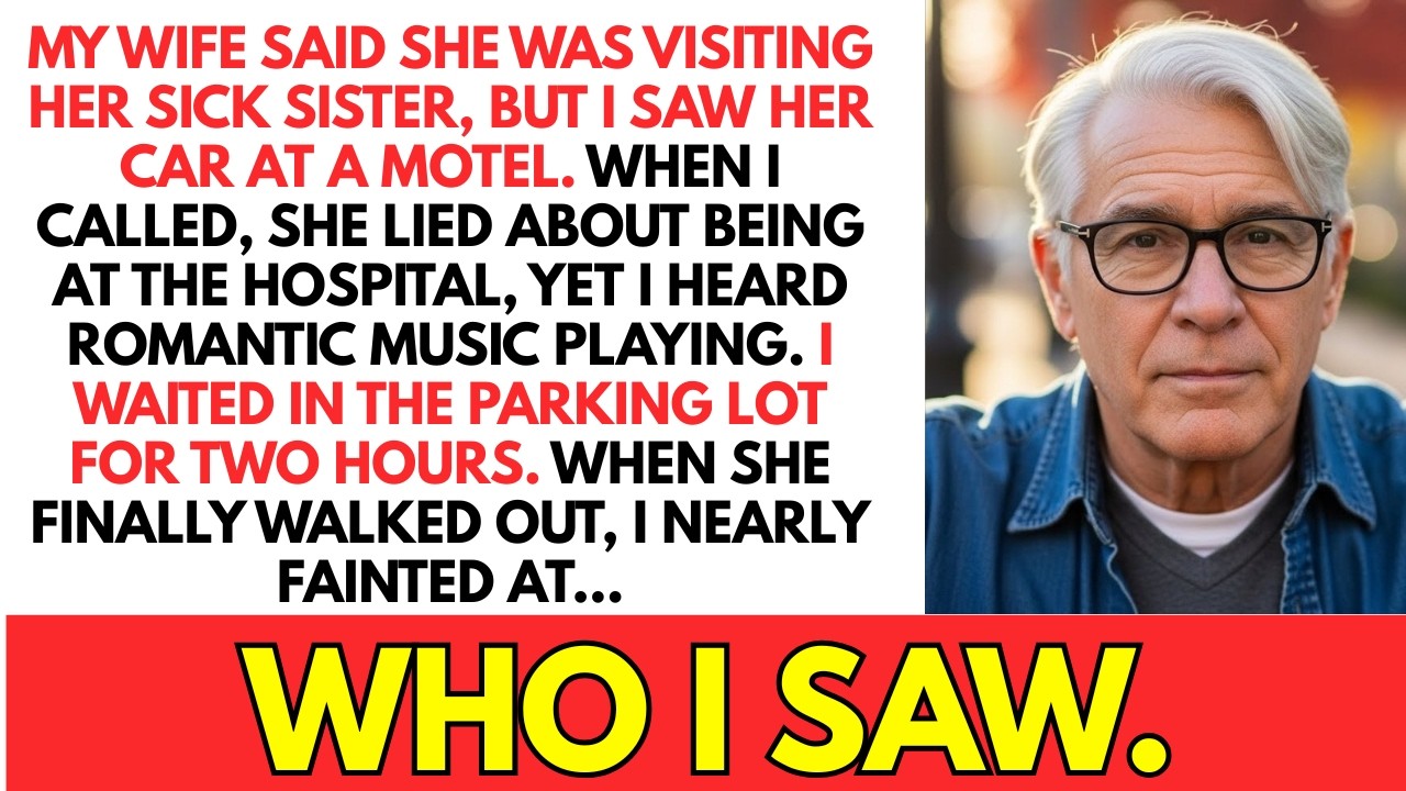 My Wife Lied About The Hospital. I Found Her At A Motel. When She Came Out, I Almost Fainted...