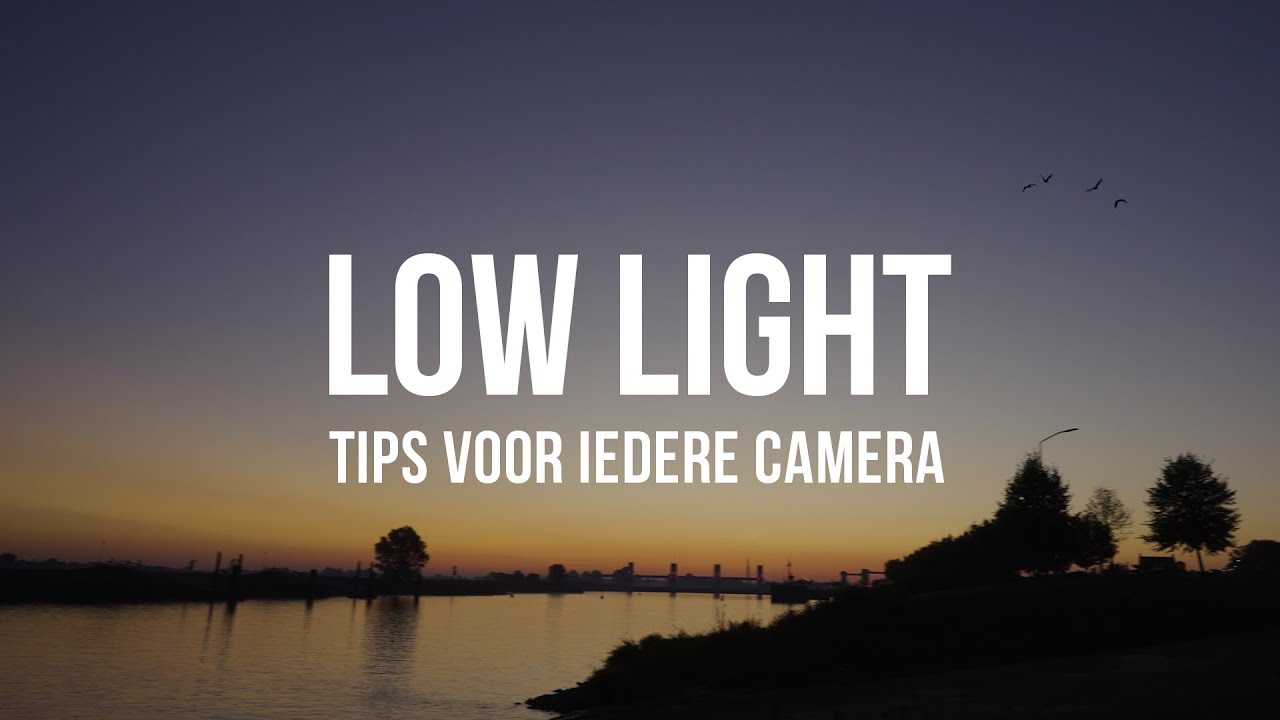 Zo film je in het DONKER! // MINDER RUIS in low light
