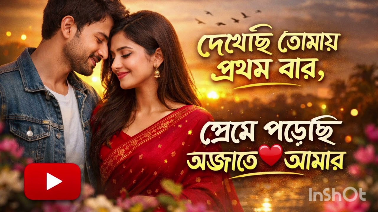 দেখেছি তোমায় প্রথম বার,প্রেমে পড়েছি অজান্তে আমার, বাংলা গান 