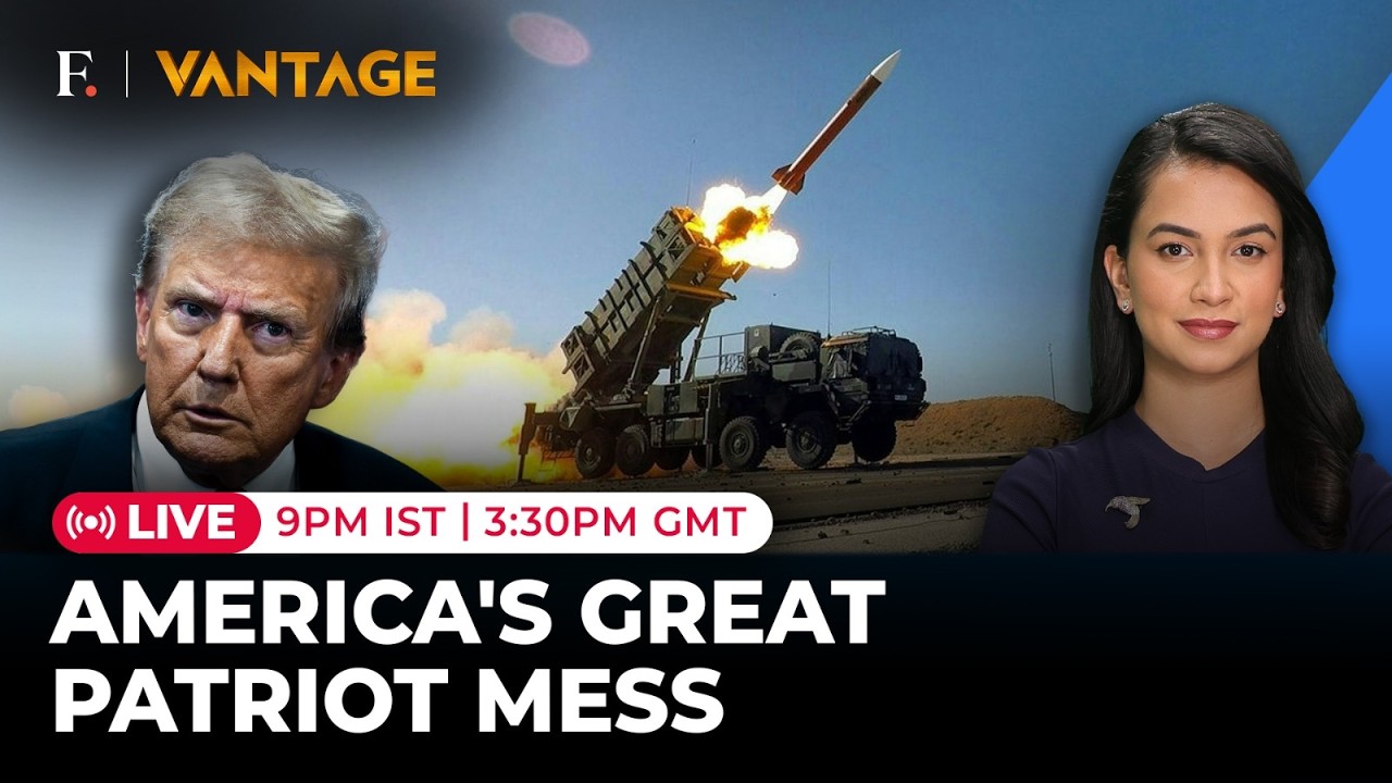 LIVE US Iran War: Trump's Troops Firing Patriots Faster Than They Can be Replaced? | Vantage