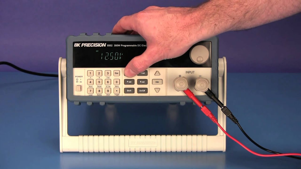Battery Amp-hour Discharge Test Using an 8500 Series DC Electronic Load