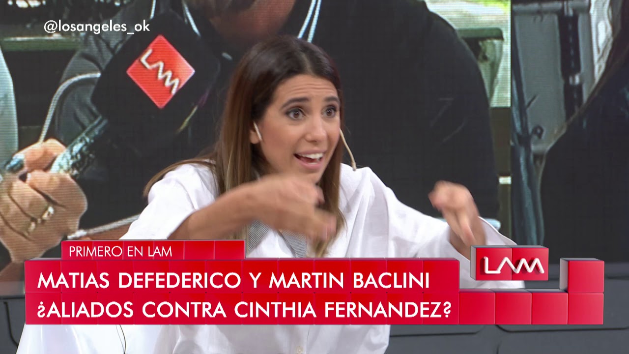 Matías Defederico y Martín Baclini ¿Aliados contra Chintia Fernández?