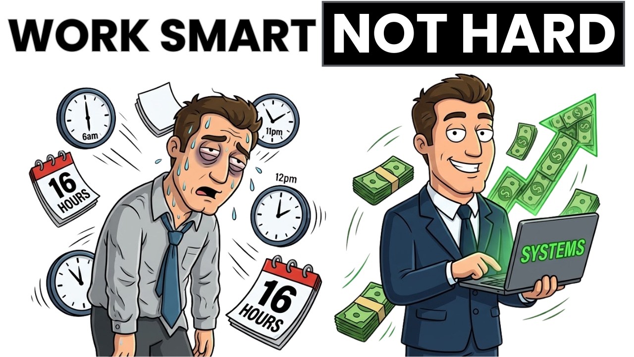 Why MILLIONAIRES Don't Believe in HARD WORK