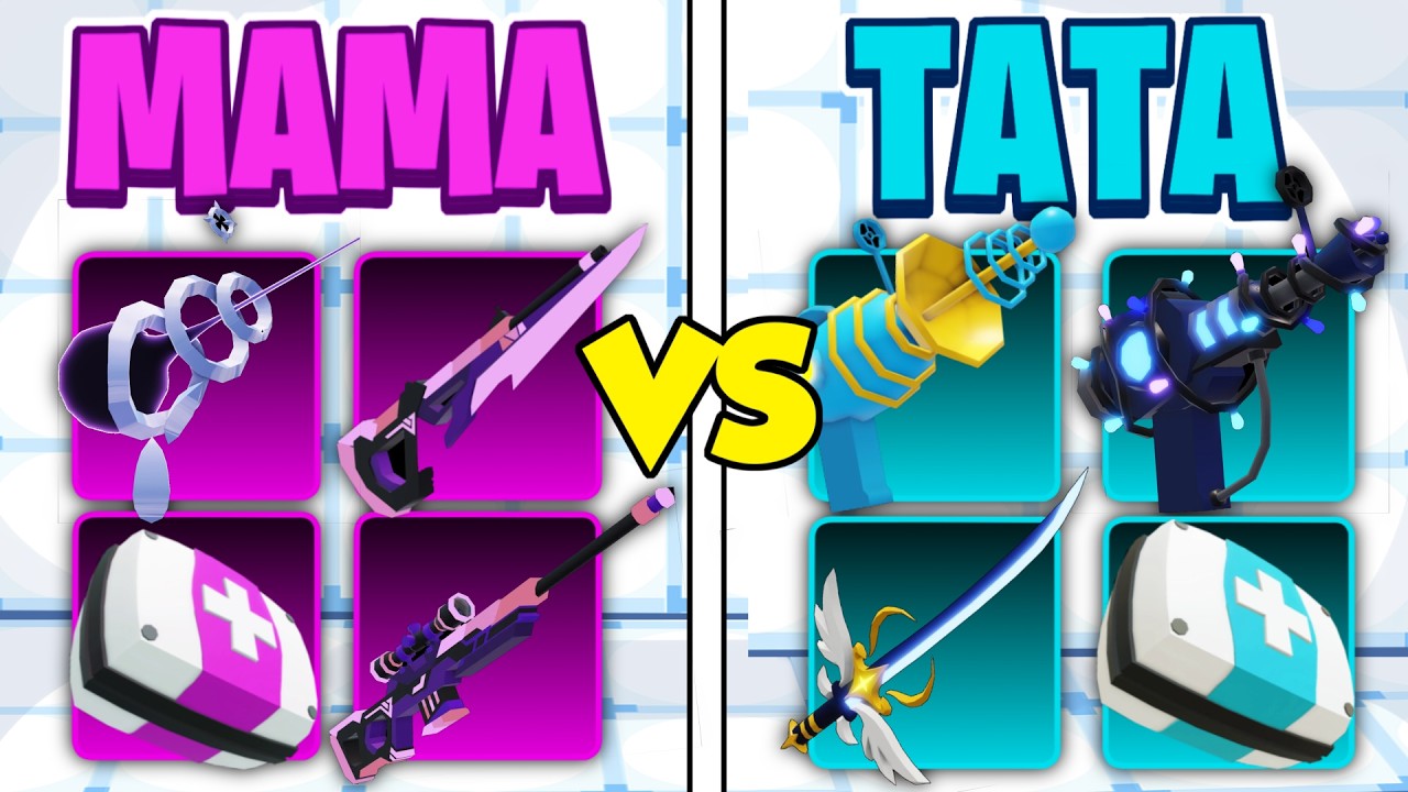 TESTUJE BRONIE MAMY VS TATY w Rivals!