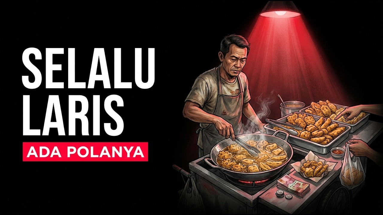 KENAPA PEDAGANG GORENGAN HAMPIR SELALU ADA PEMBELI? Ternyata Ada Polanya!