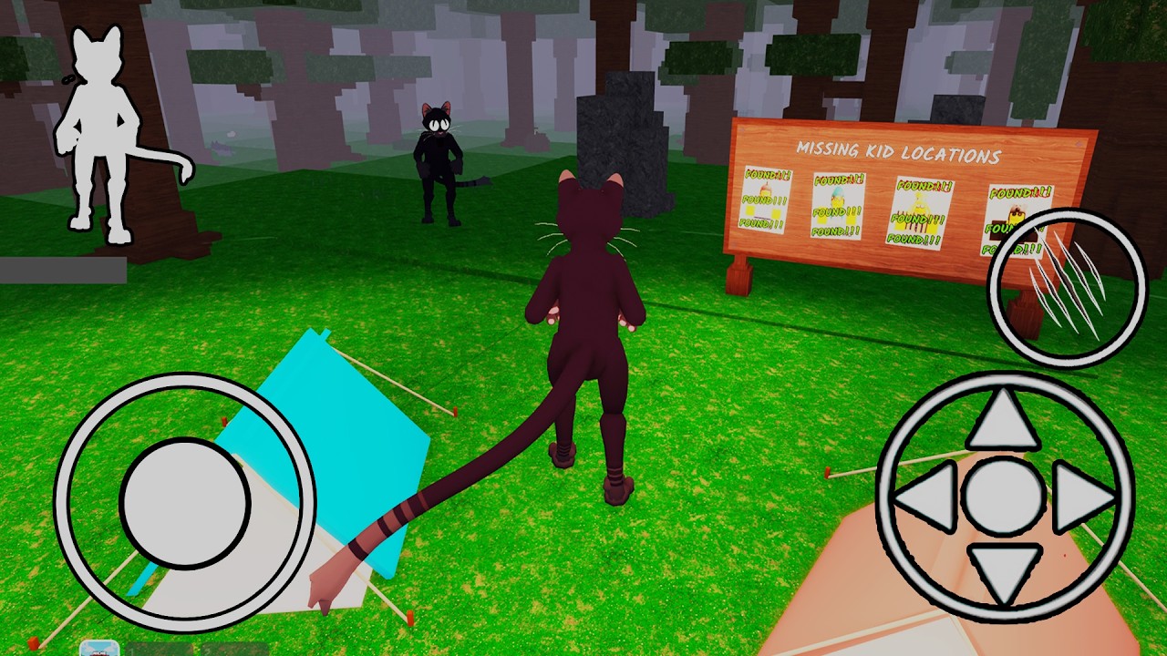 WHAT if I BECOME NEW CAT MONSTER 👹   99 Nights in The Forest (ROBLOX)