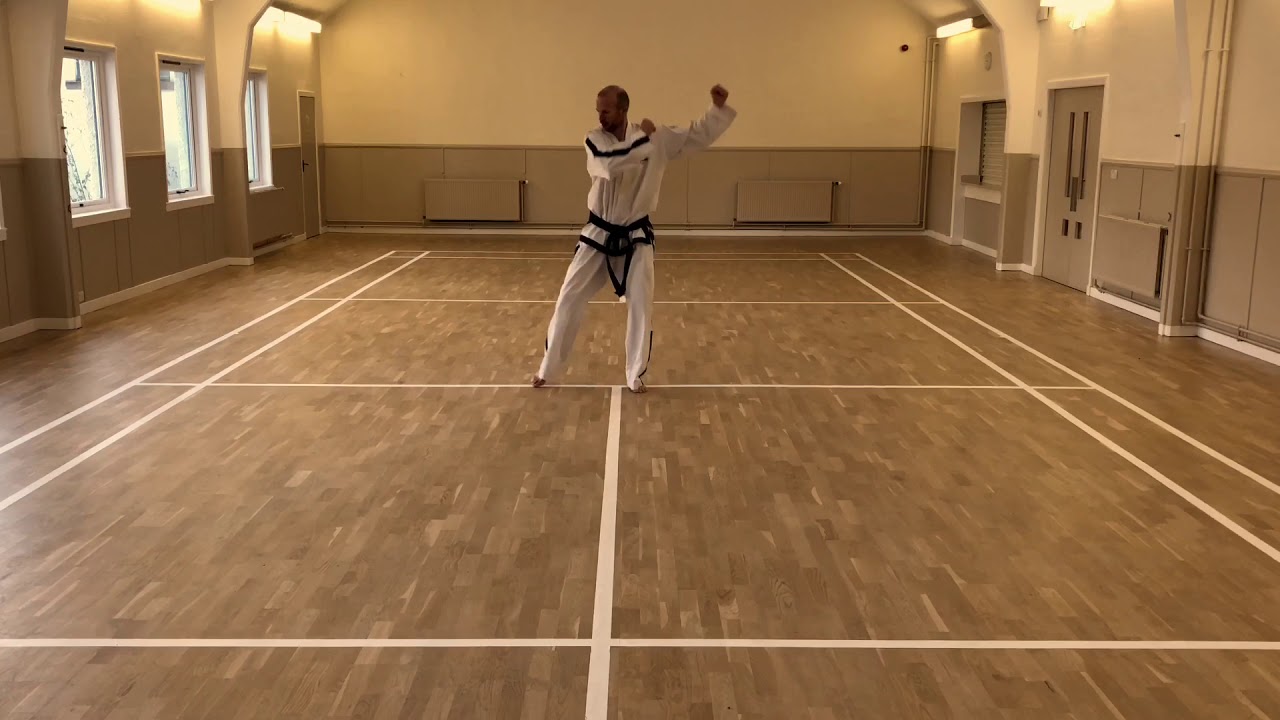 Toi Gye Tul | Front & Rear View | ITF Taewondo Pattern | Mark Harkess | UKTC