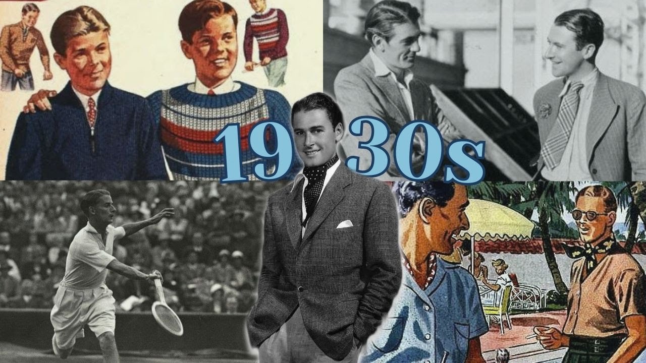 Moda Masculina de la Década de 1930s | Evolución de la Moda Masculina
