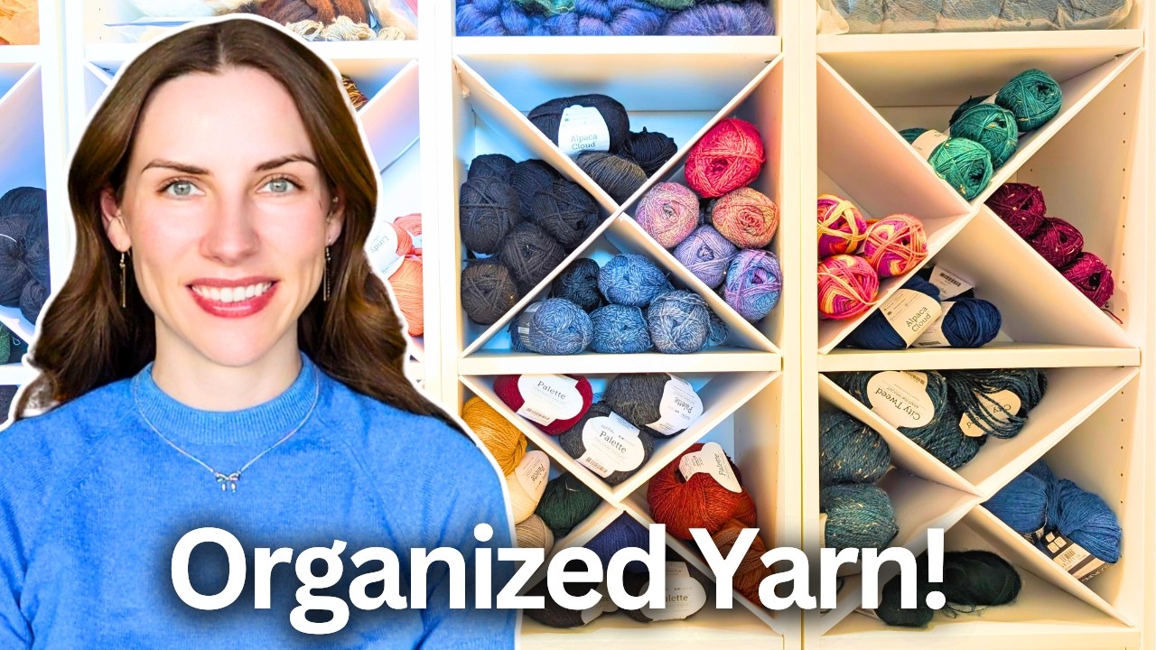 I (finally) Organized my Entire Yarn Stash