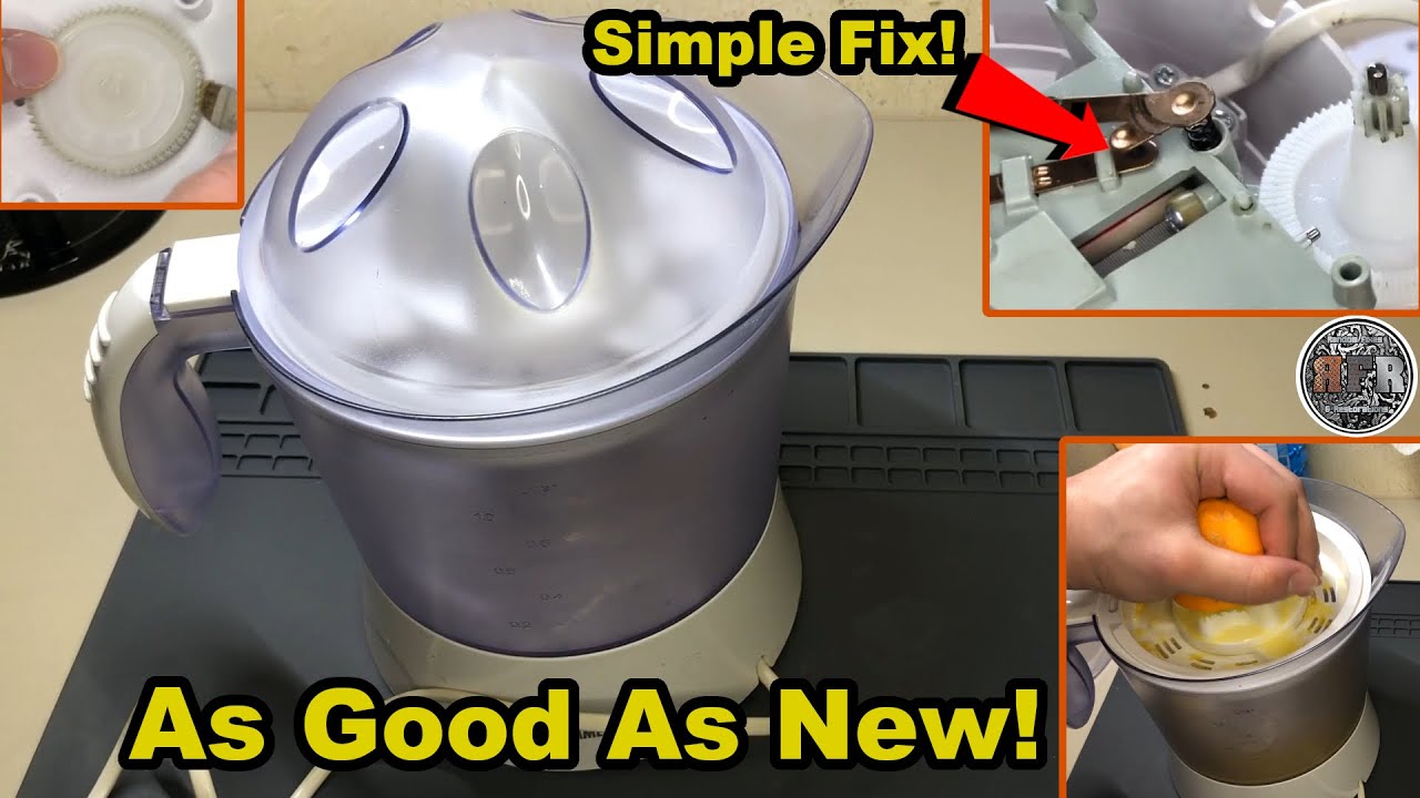 How I Fix an Orange Juicer: Full Rebuilt & Cleaning Included!