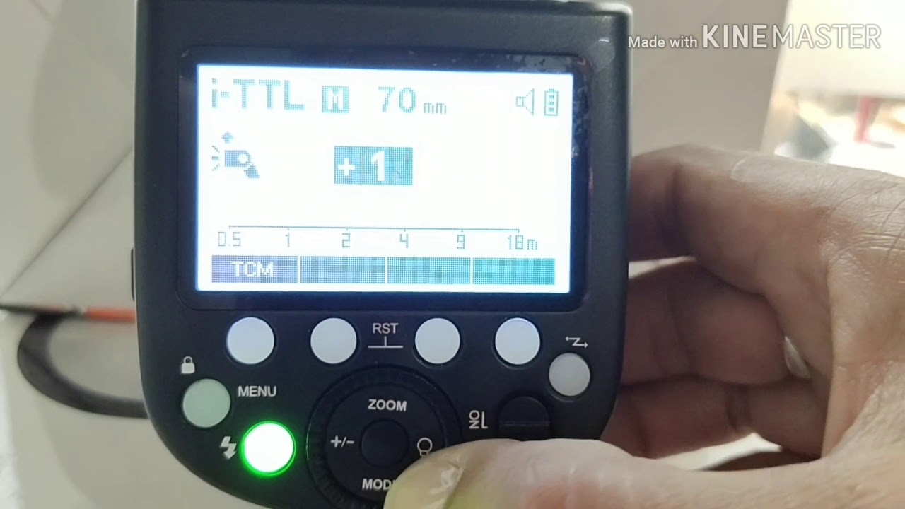 Godox V1 #2  สอนการใช้งานโหมด M, iTTL
