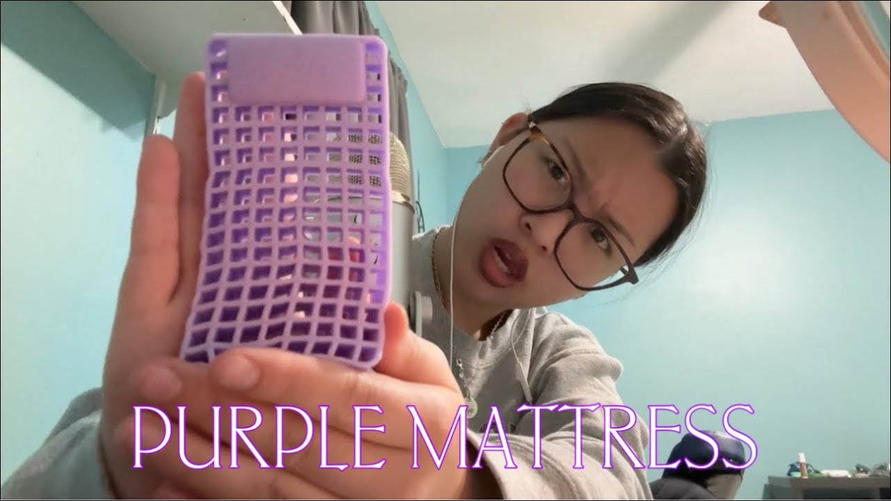 ASMR | mini purple mattress