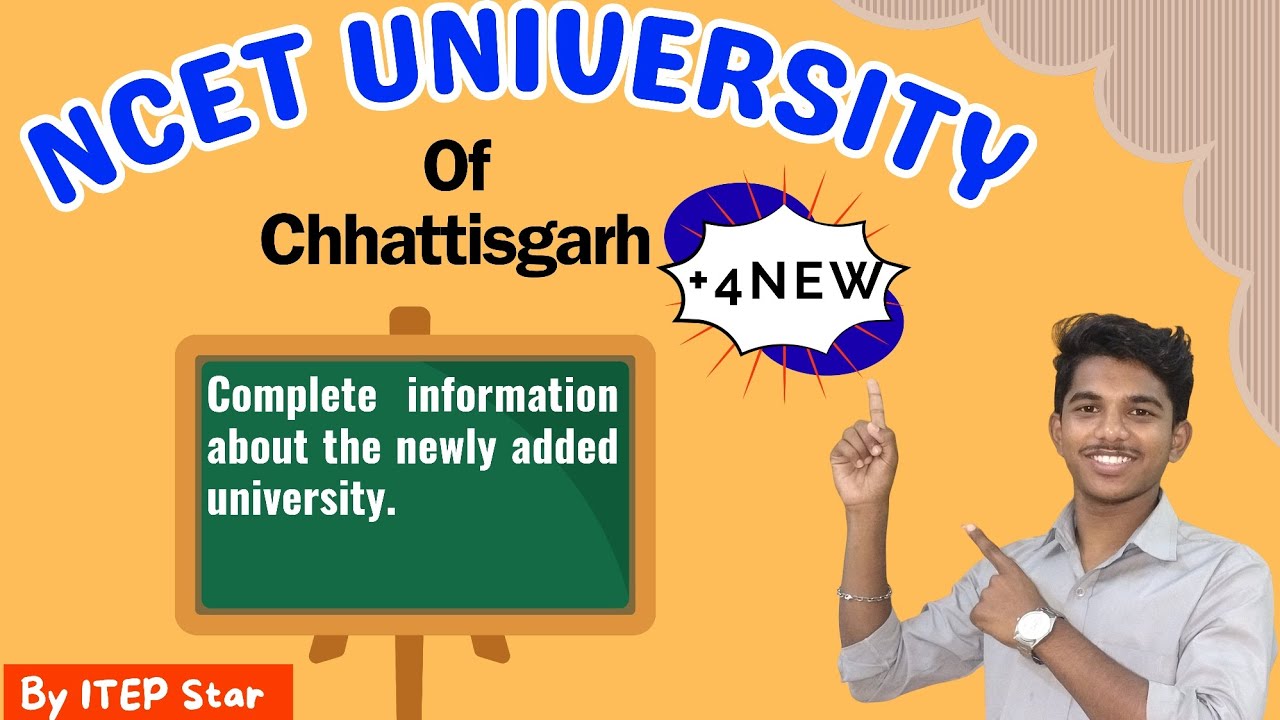 NCET University of Chhattisgarh / Complete information /CG NCET College #cgncet #prsu #ggv
