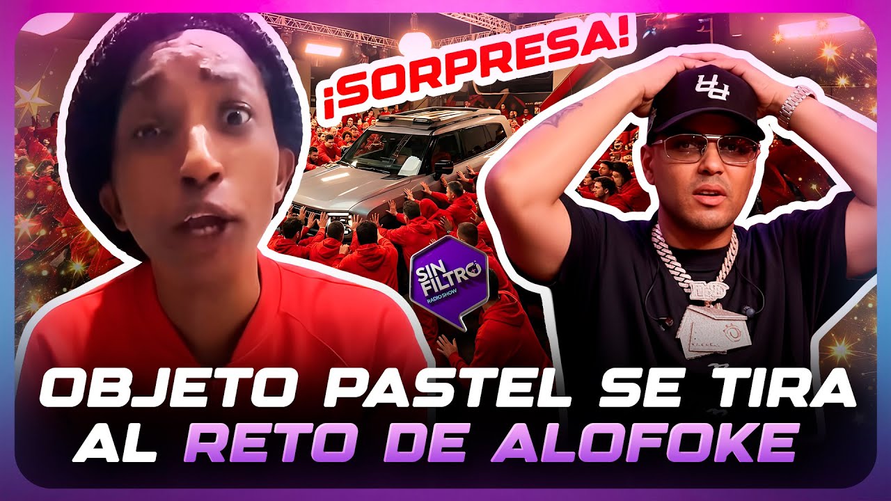 OBJETO PASTEL SE TIRA DE SORPRESA AL RETO DE ALOFOKE POR YIPETA DEL AÑO