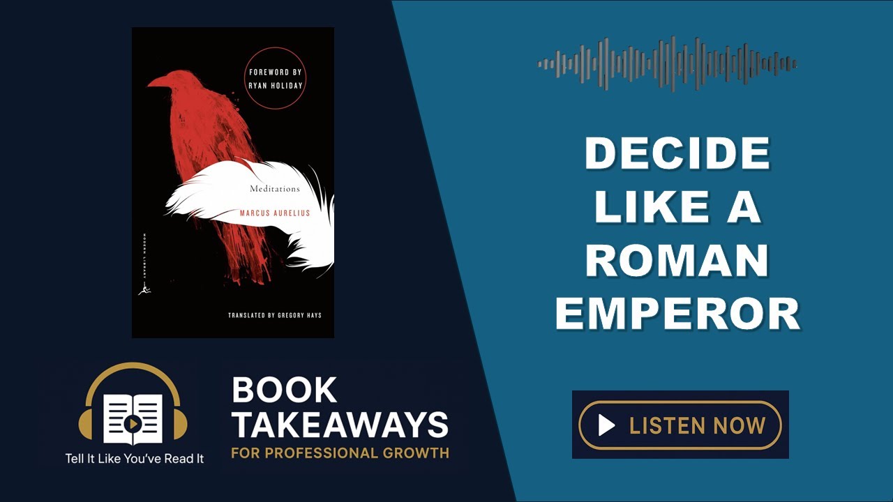 The Dichotomy of Control: Ancient Stoic Wisdom for Modern Professionals| Meditations Marcus Aurelius
